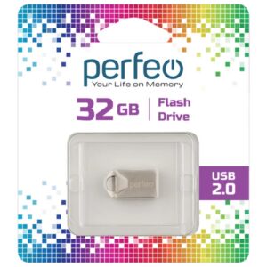 ФЛЭШ-ДРАЙВ PERFEO 32ГБ USB 2.0 #M10.MetalSeries