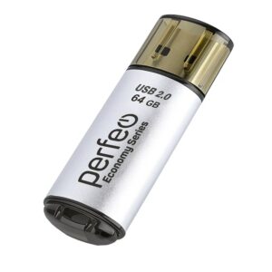 ФЛЭШ-ДРАЙВ PERFEO 64ГБ USB 2.0 #E04.Silver.EconomySeries