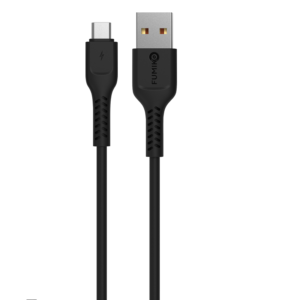 КАБЕЛЬ ДЛЯ ЗАРЯДКИ IP KAKUSIGA 1м 3А, ЧЁРНЫЙ