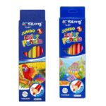 КАРАНДАШИ “YALONG” 6цв.3-е, УТОЛЩЁННЫЕ #Jumbo.ЖивотныйМир
