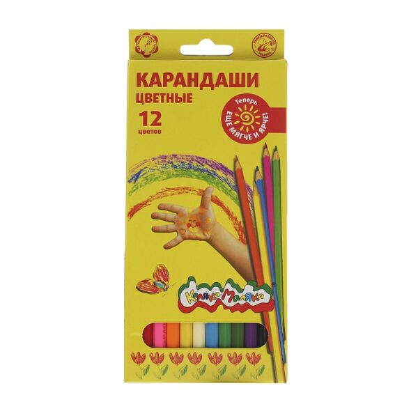 КАРАНДАШИ КАРАНДАШИ КАЛЯКА-МАЛЯКА 12цв.