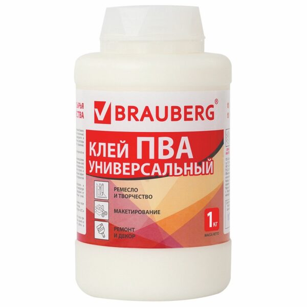 КЛЕЙ ПВА BRAUBERG 1кг