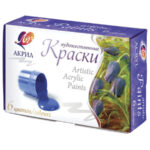 КРАСКИ АКРИЛОВЫЕ “ЛУЧ” 6цв.15мл