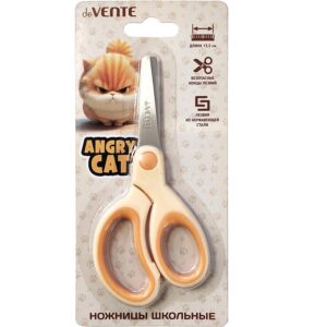 НОЖНИЦЫ ДЕТСКИЕ DeVENTE 135мм #AngryCat