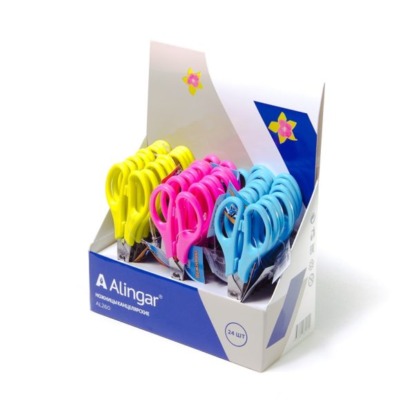 НОЖНИЦЫ ДЕТСКИЕ ALINGAR 130мм #Game-2
