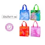 ПАКЕТ ПОДАРОЧНЫЙ 22*23*11см, ПЛАСТИК #Мрамор