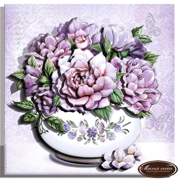 ПАПЕРТОЛЬ (3D КАРТИНА) 20*20см ПРОВАНС ч.1