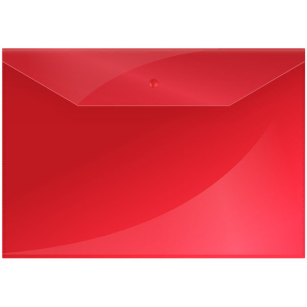 ПАПКА ПЛАСТИКОВАЯ А4 С КНОПКОЙ 0,15мм, ОДНОТОННАЯ