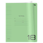 ТЕТРАДЬ 18л.”BG” ЛИНИЯ ПЛАСТИК #UniTone.Green