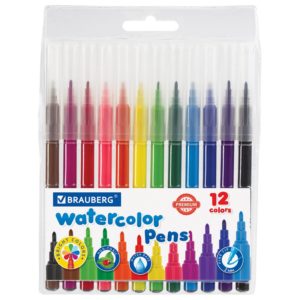 ФЛОМАСТЕРЫ BRAUBERG 12цв.#Premium.Классические