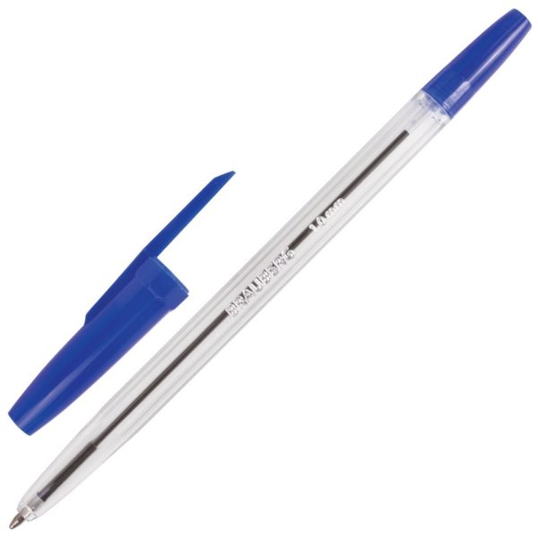 РУЧКА ШАРИКОВАЯ BRAUBERG 1,0мм, СИНЯЯ #Line