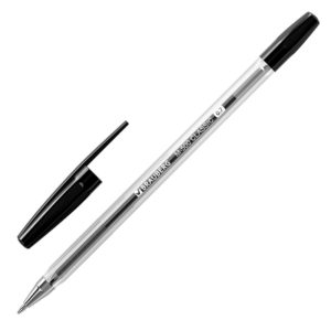 РУЧКА ШАРИКОВАЯ BRAUBERG 0,7мм, ЧЁРНАЯ #М-500Classic