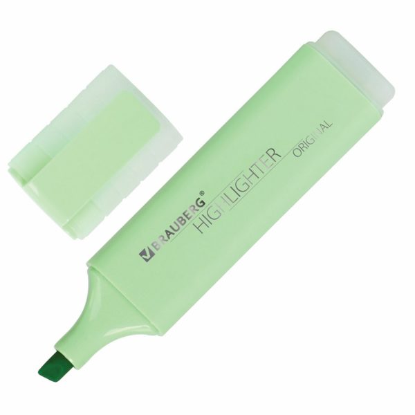 МАРКЕР ТЕКСТОВЫЙ МАРКЕР ТЕКСТОВЫЙ BRAUBERG 5мм, МЯТА #OriginalPastel