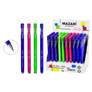 РУЧКА МАСЛЯНАЯ MAZARI 0,7мм, СИНЯЯ #Tenero
