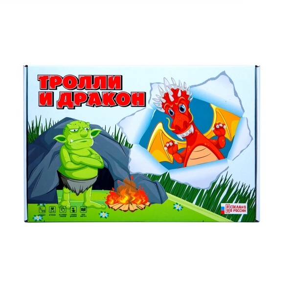ИГРА НАСТОЛЬНАЯ РАКЕТА #Логическая.Тролли&Дракон