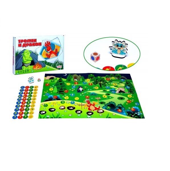 ИГРА НАСТОЛЬНАЯ РАКЕТА #Логическая.Тролли&Дракон