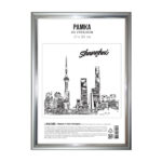 ФОТОРАМКА ПЛАСТИК 21*30см №5 #Серебро&Золото