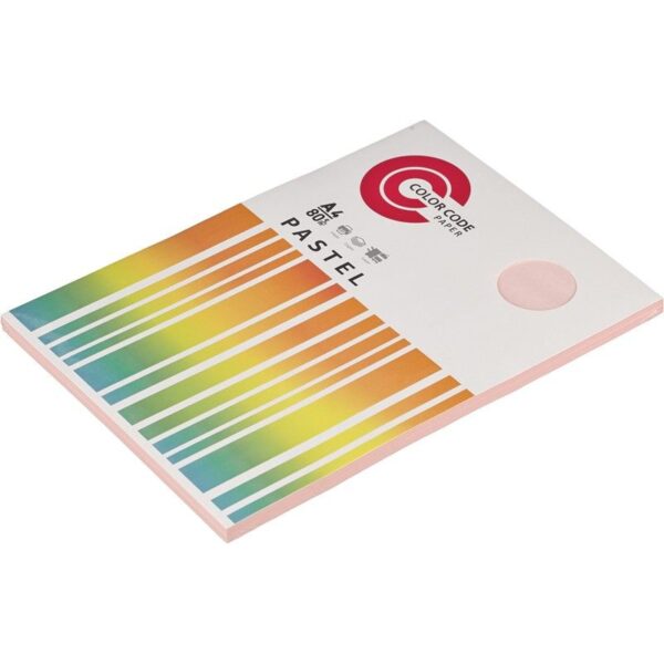 БУМАГА ДЛЯ ОФИСНОЙ ТЕХНИКИ.А4 COLOR CODE 50л.80гм2 #РозоваяПастель