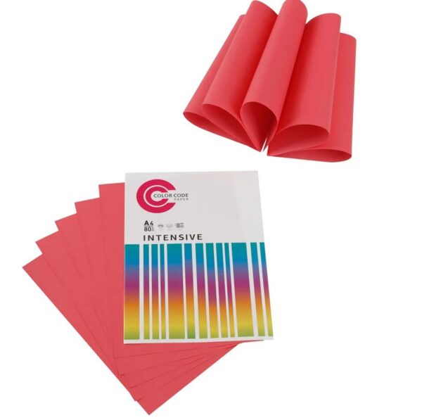 БУМАГА ДЛЯ ОФИСНОЙ ТЕХНИКИ.А4 COLOR CODE 50л.80гм2 #РозоваяИнтенсив