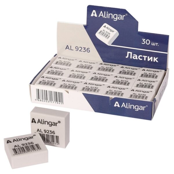 ЛАСТИК ALINGAR 25*25*10мм, БЕЛЫЙ