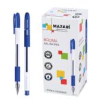 РУЧКА ГЕЛЕВАЯ “MAZARI” 0,5мм СИНЯЯ #Bruma