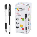 РУЧКА ГЕЛЕВАЯ “MAZARI” 0,5мм ЧЁРНАЯ #Bruma
