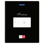 ТЕТРАДЬ 18л.”BRAUBERG” ЛИНИЯ #Классика.Чёрная